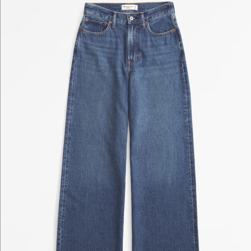 Abercrombie wide leg high rise size 29. Worn once